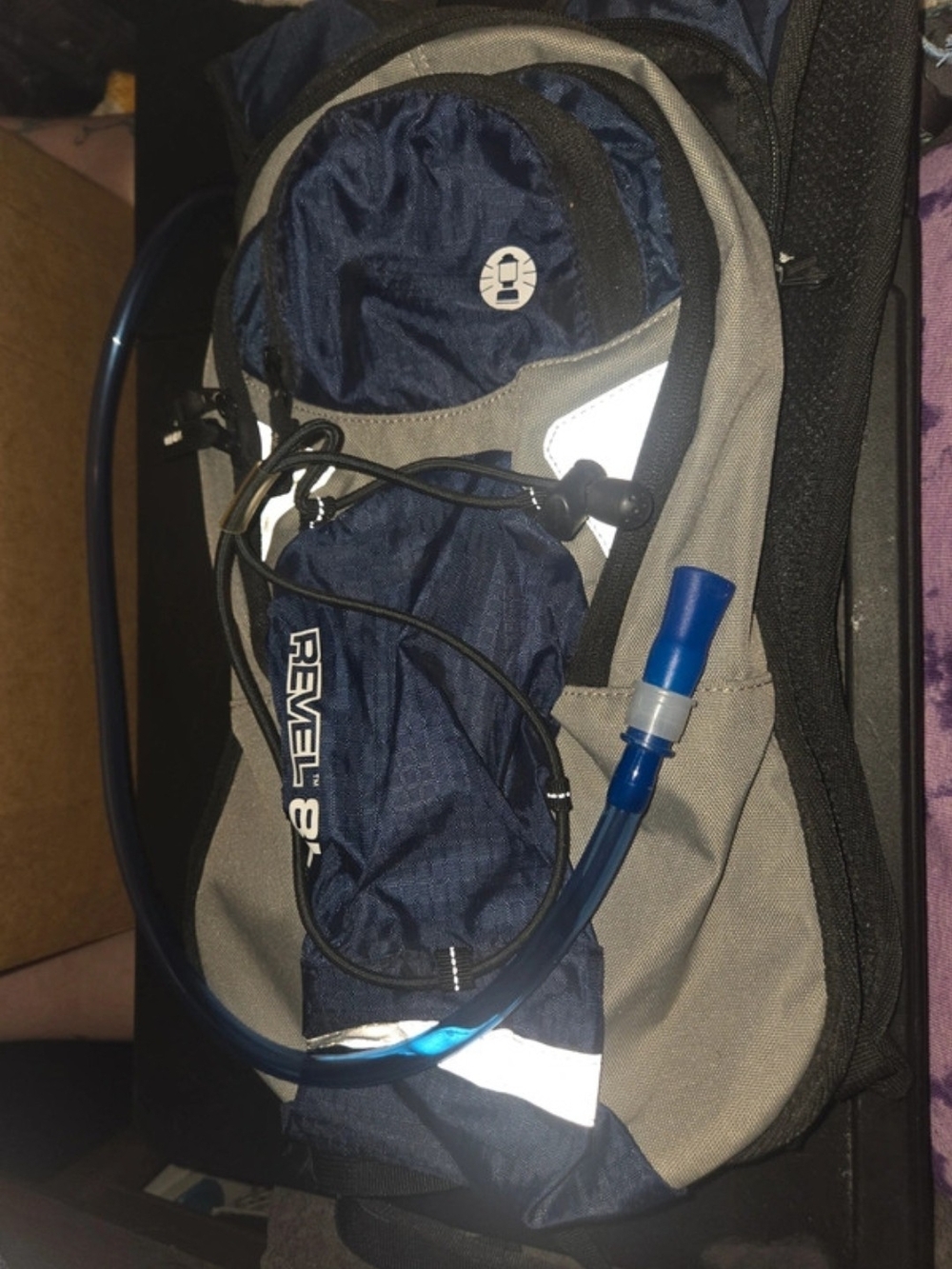 Coleman Revel 8L Hiking Running Cycling Water Backpack - New Bladder!